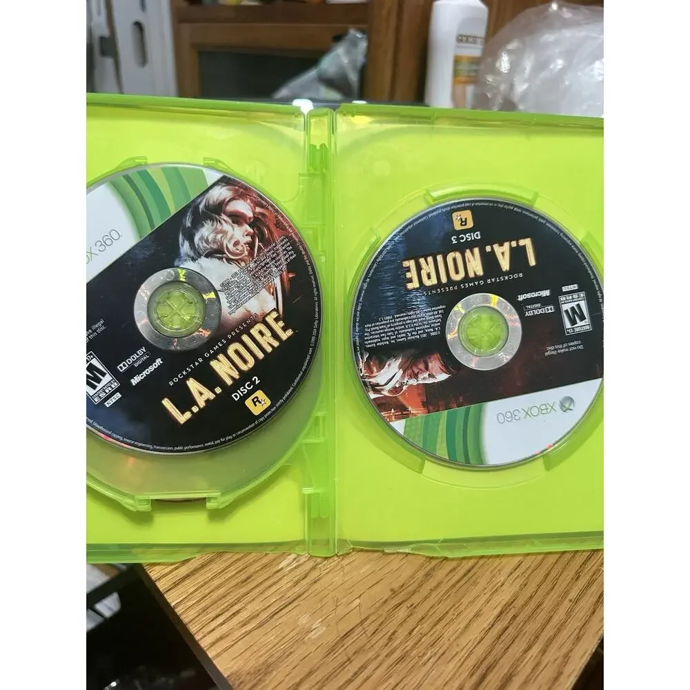 L.A. Noire -- Complete Edition (Microsoft Xbox 360, 2011) Two Discs